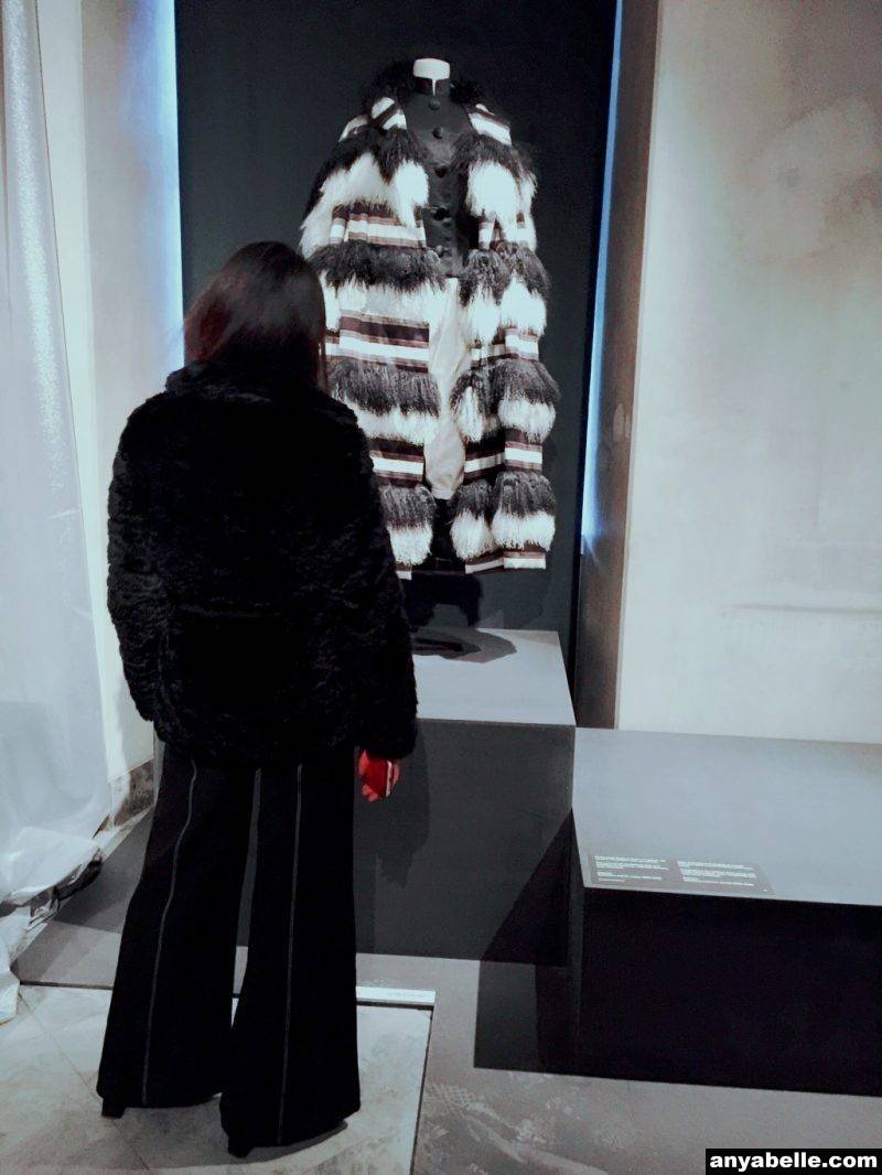 One of the dresses exhibited at Design Museum Danmark.
